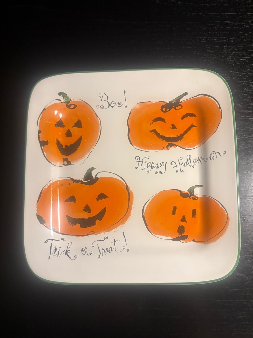 Rosanna Large 11” Ceramic Halloween Pumpkin Serving Platter $35 for one